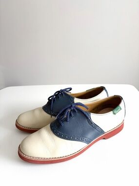 Vintage G.H. Bass Saddle Shoes - Preppy Academia Oxfords - Size 8